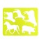 Drawing stencil "Pets", euro suspension
