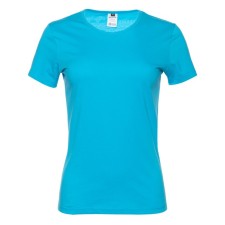 Female T -shirt, size 44, turquoise color