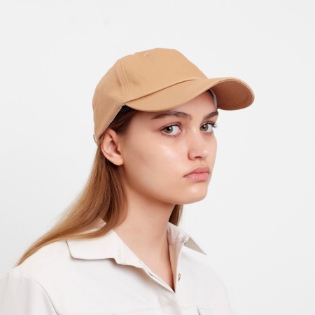 Female plain plain minaku beige color, river 58-2