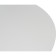 Round table Skandi metal, white/natural 80x80x73 cm