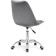 Computer chair Kolin metal/velor, chrome/gray 49x56x79 cm