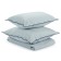 Blue blanket with a contrasting edging Essential, size 180x250 cm
