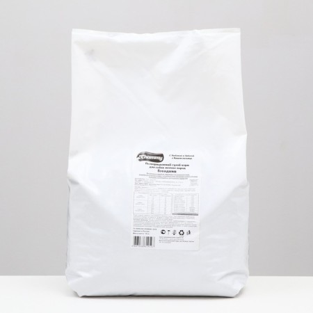 Dry feed Chammy for dogs of small breeds, with beef, 10 kg