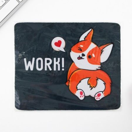 Work computer mouse mat, 22 x 18 cm-5