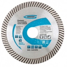 Diamond disk GROSS 730347, turbo, dry cut, F230x22.2mm