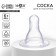 Silicone nipple, CL, Ø35mm +6 months, fast stream (packing 20 pcs)
