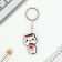 Acrylic core keychain "Kit", 3.5 x 10 cm