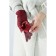 Gloves are female, dimensionless, without insulation, burgundy color