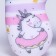 Children's pillow for travel Antistress "Striped Unicorn"