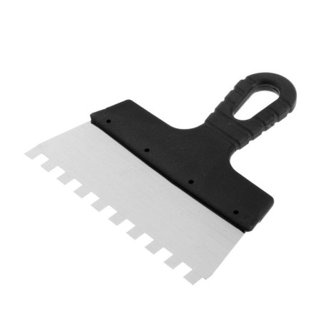 Rolling spatula scrap, 200 mm, tooth 10 mm, stainless steel