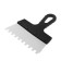 Rolling spatula scrap, 200 mm, tooth 10 mm, stainless steel
