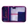 Penal 1 section 140 x 210 x 40 mm, folding pocket and cosmetic bag, fabric, calligrata top content "cat"