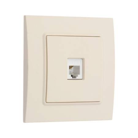 Single one -seated tot elegant telephone, hidden, beige-1
