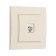 Single one -seated tot elegant telephone, hidden, beige