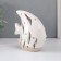 Souvenir Ceramics "Fish Scalaria" Sand-white 13x5x11.8 cm