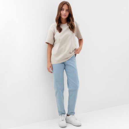 Women's T -shirt KAFTAN: BASIC Line col. Beige, rr 44-46-5
