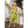 Sarafan female, size 52, yellow color