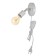 STASH "Darni" with a wire and off. E27 40W white 10x10x10-160cm