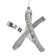 Lamp Bayerlux 86002/1 LED 22W 4000k chrome 28x15x10-110 cm