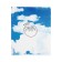 Notebook 96 sheets in a cage, Calligrata "Cats in the sky", cardboard cover, VD-LK, OFSET Block, MIX