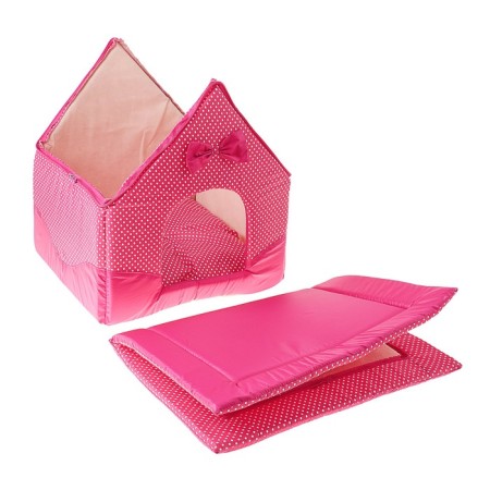 House "Tenderness", 35 x 37 x 42 cm, pink-5