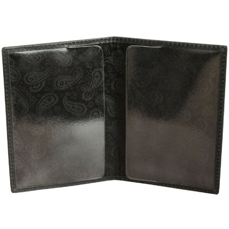 Cover for passport, black color-1