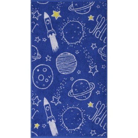 Trick Space Travel towel, 50x90 cm, blue color-1