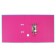 A4, 75 mm, Lamark, PVC, double-sided coating, metal edging, pocket for a spine, collected, blue/pink