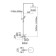 The shower system Fashun A52401, pour 102 mm, with a tropical shower, stainless steel, satin