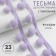 Decorative braid with pompons, 35 ± 5 mm, 9.1 ± 0.5 m, lilac color