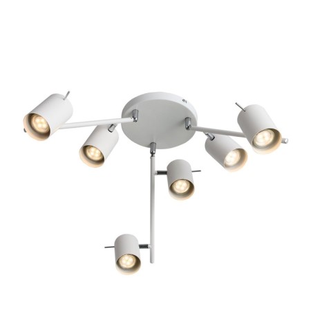 Ceiling lamp ST LUCE. SL597.502.06. 6x3 W, GU10, 3000K, 21x21x42 cm, white color-5
