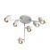 Ceiling lamp ST LUCE. SL597.502.06. 6x3 W, GU10, 3000K, 21x21x42 cm, white color