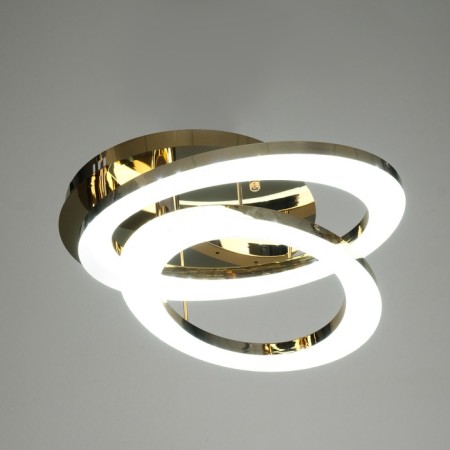 Causteen with PDU "Mons" 2xled 96W 3000-6000k gold 50x34x15 cm-1