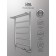 Electric towel Indigo Line, 800x400 mm, hidden installation, chrome