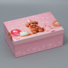 Gift rectangular box, packaging, “You are my happiness”, 26 x 17 x 10 cm