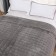 Madeline blanket, size 220x240 cm, gray color