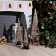 The LED figure "eco-cones" 40, 60, 80 cm, textiles, metal, AAX2 batteries (not in the kit), glow warm white