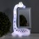 A table lamp with a photo frame, a mirror "Giraffe" LED 3W USB RGB white 17x8x30 cm Risalux