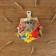 The amulet "Brownie on the board", 14 cm, mix
