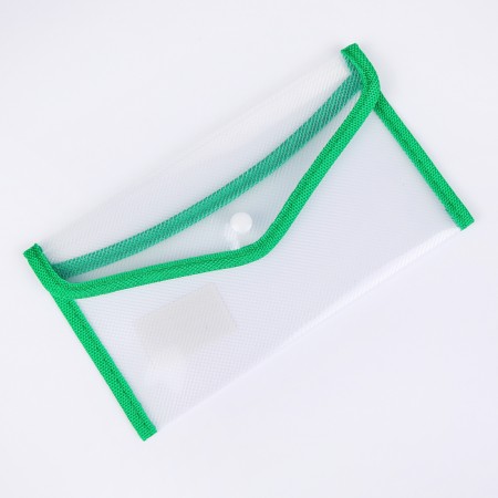 Folder-convert on the button, B65, 330 md, hard, with a edging, transparent, corrugated, mix-1