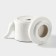 Porcelain tea set on the bamboo stand Bellatenero "Ornament", 2 items: kettle 400 ml, mug 280 ml, white color