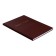 Book of accounting, 96 sheets, boumvinyl cover, offset block, cage, brown color