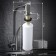 Suncture dispenser for liquid soap or dishwashing meals, 350 ml, chromium color