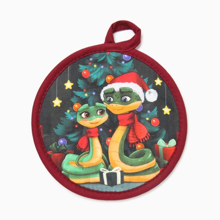 Set of Gift Ethel "Happy Year": a towel 40x70 cm, a baking form, grabbed 1041983-6