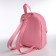 Baby backpack on lightning, pink color