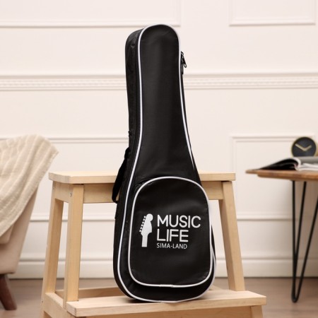 Music Life Ukulel Case, premium, with a patch pocket, 55 x 20 x 5 cm-1