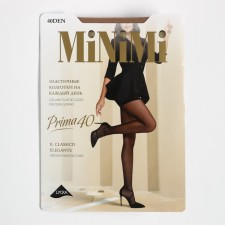 Women's tights Prima 40 den, beige color (Caramello), size 2