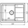 Dr.gans kitchen washing “Techno-650 T650”, 650x510 mm, Terracotta color