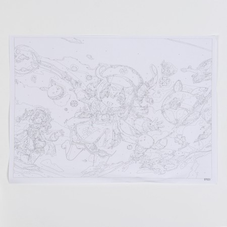 Picture for coloring by numbers. Genshin "Summer Adventure" 40 × 50 cm-4
