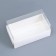 Box with a transparent lid for roll, 18.5 x 10 x 10 cm. Confectionery packaging